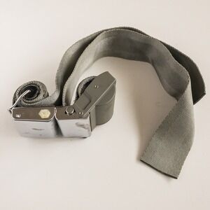 Vintage BW-500 Aircraft Airplane Seat‎ Belt Lap Belt Gray Metal Buckle USA Made